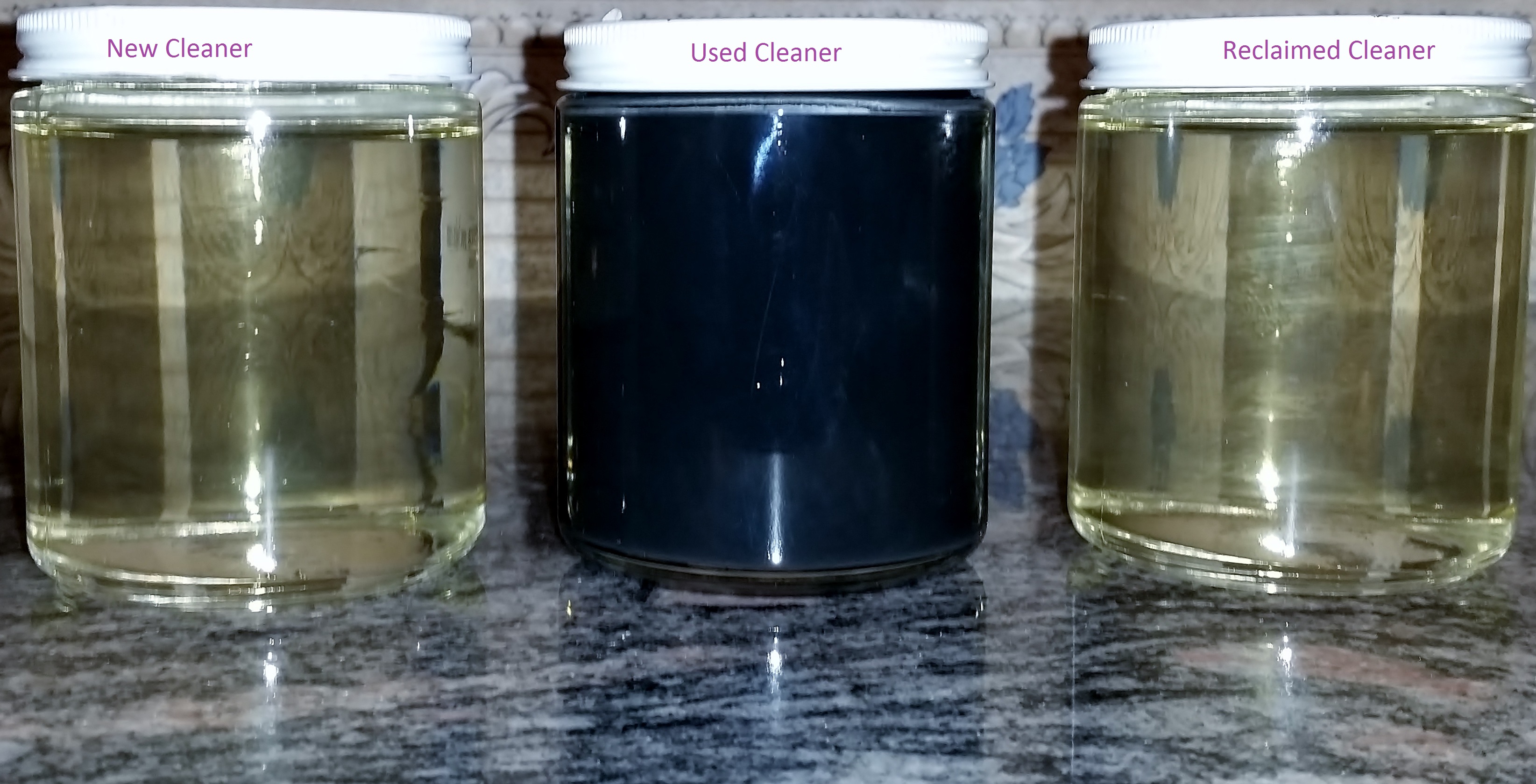 New Cleaner, Used Cleaner, Reclaimed Cleaner